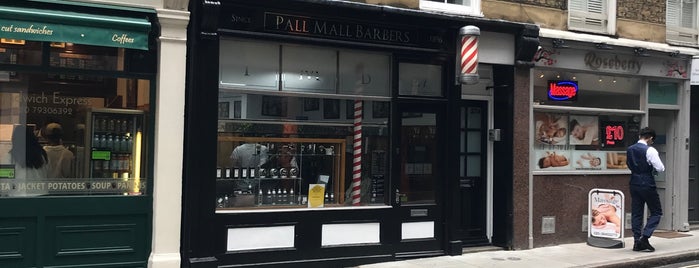 Pall Mall Barbers Trafalgar Square is one of Barber shops London.