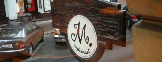M. restaurant is one of Budapest.