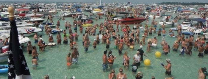 Crab Island is one of Destin.