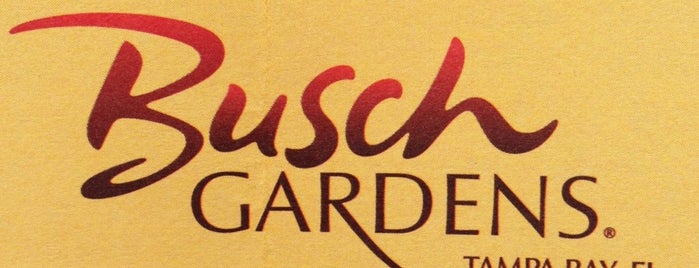 Busch Gardens Tampa Bay is one of places to go.