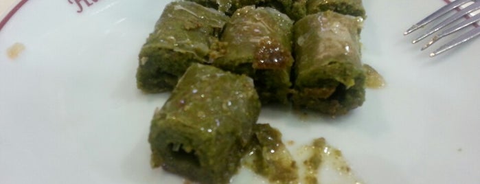 Hacıoğlu Baklava & Kebap is one of Tempat yang Disukai Ugur.