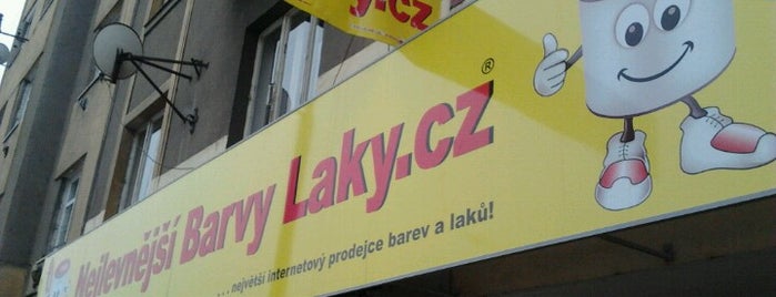 Nejlevnější Barvy Laky.cz is one of Tempat yang Disimpan Olin.