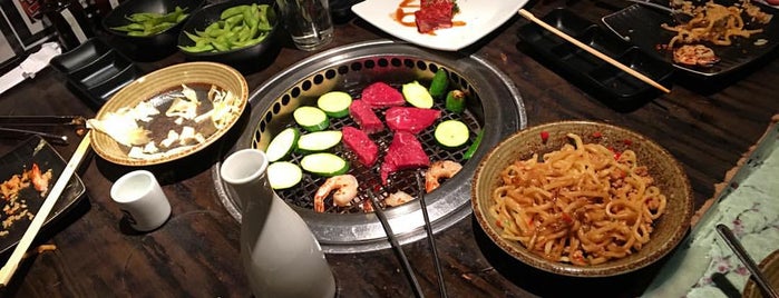 Gyu-Kaku Japanese BBQ is one of Talia & Matt's Favorite NYC Eats.