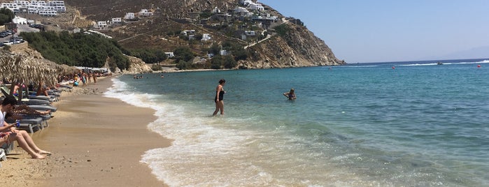 Elia Beach is one of Swim and See in Mykonos.