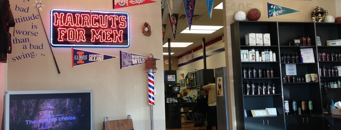 Big League Barber Shop is one of สถานที่ที่ Cathy ถูกใจ.