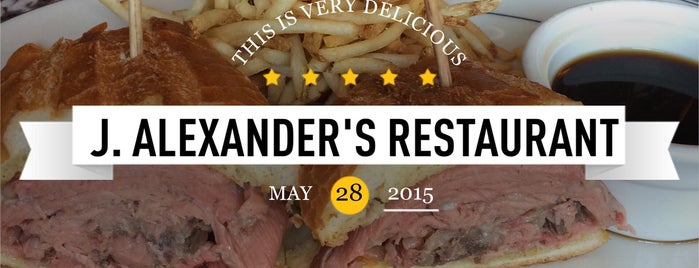 J. Alexander's Restaurant is one of Regular Haunts.