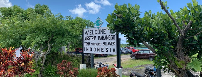 Maranggo Airstrip is one of Indonesia Mabur.