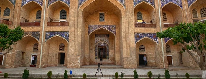 Mir Arab madrasasi is one of Uzbekistan.
