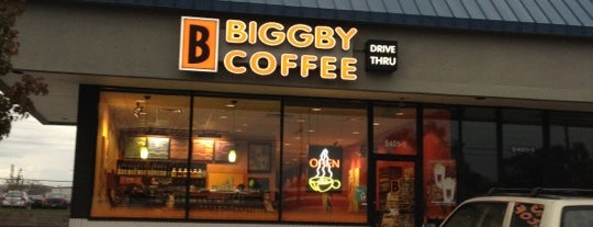 BIGGBY COFFEE is one of Tempat yang Disukai Vicki.