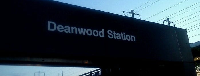 Deanwood Metro Station is one of WMATA Train Stations.