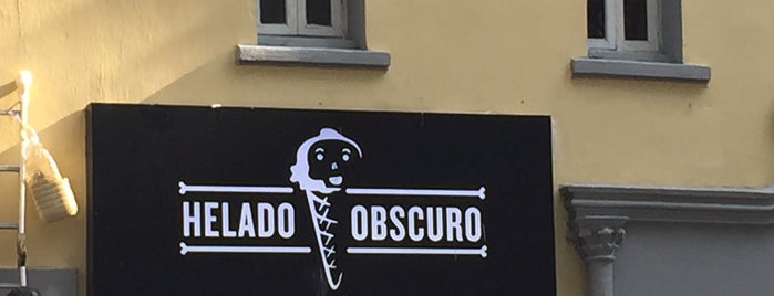 Helado Obscuro is one of Donde Comer.