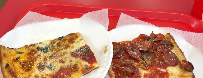 Little Italy Pizza is one of The 7 Best Places for BBQ Chicken Pizza in New York City.