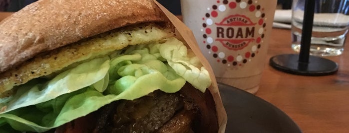 Roam Artisan Burgers is one of Gluten Free in SF.