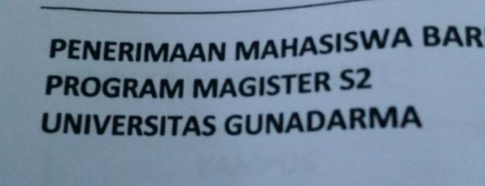 Universitas Gunadarma Kampus D Gedung 2 Lantai 2 is one of Education Facilities or Sarana Pendidikan.
