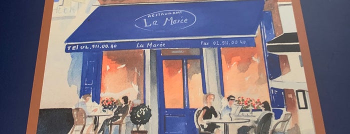 La Marée is one of Cafés, restaurants, boutiques du Vismet, Bruxelles.