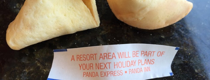 Panda Express is one of local faves.