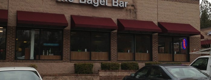 The Bagel Bar is one of สถานที่ที่ Brandon ถูกใจ.
