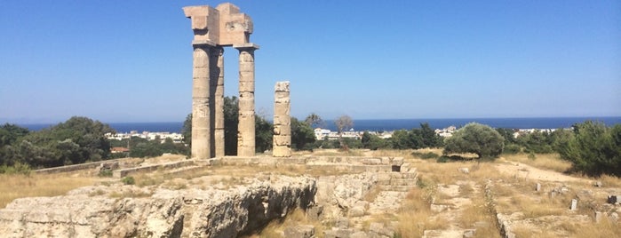 Acropolis of Rhodes is one of Greece. Rhodes.