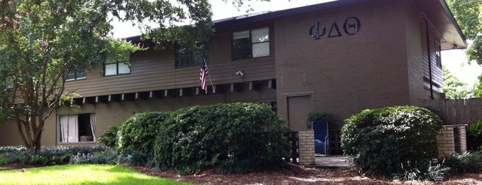 Phi Delta Theta (ΦΔΘ) House is one of Badge list.