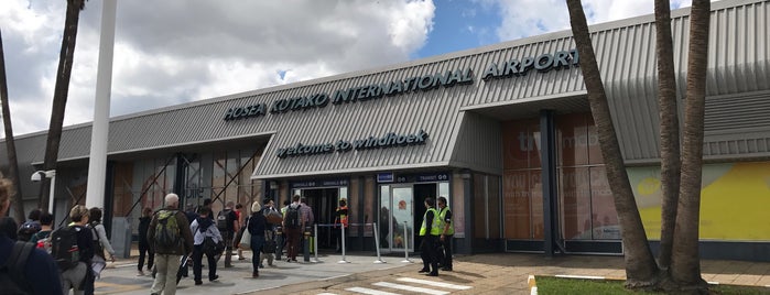 Windhoek Hosea Kutako International Airport (WDH) is one of Namibia.