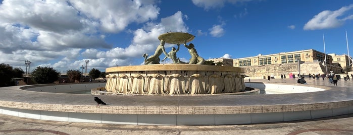 Triton Fountain is one of Malta.