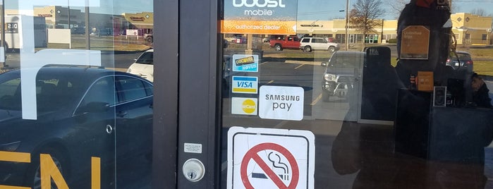 Boost Mobile Store by 24 Wireless is one of Signage.