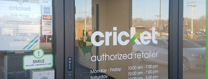 Cricket Wireless Authorized Retailer is one of New Signage List.