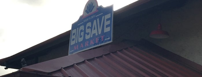Big Save Market is one of สถานที่ที่ Harvey ถูกใจ.