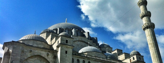 Süleymaniye Mosque is one of Istanbul, Turkey.