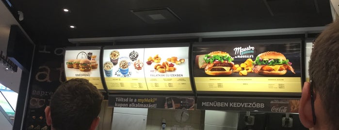 McDonald's is one of Éttermek Pécs.