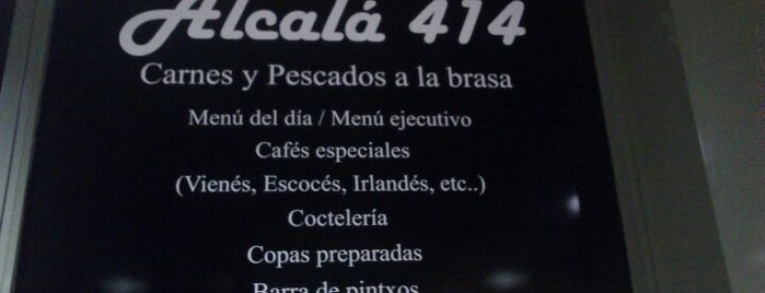 Restaurante Alcala 414 is one of comer en madrid.