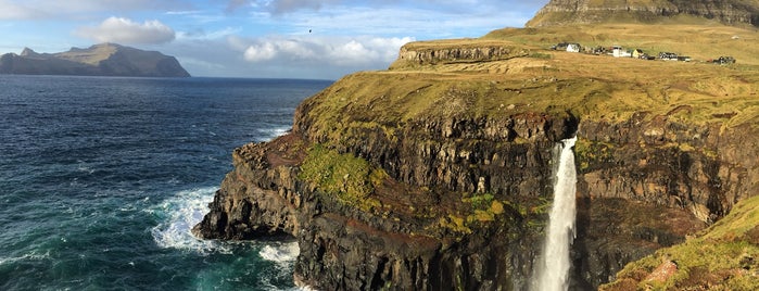 Gásadalur is one of Faroe Islands.