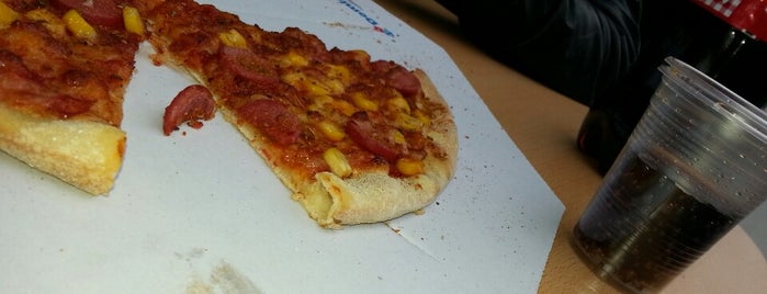 Domino's Pizza is one of benim.