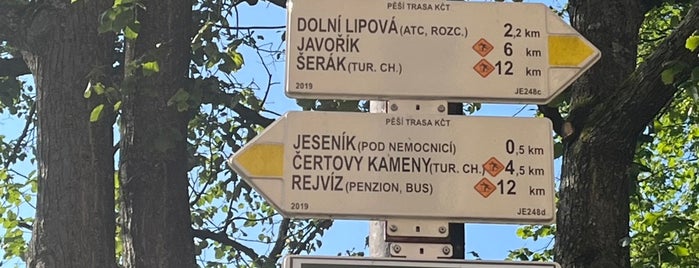 Železniční stanice Jeseník is one of Jesenik.