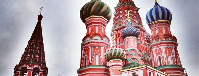 St. Basil's Cathedral is one of Москва.