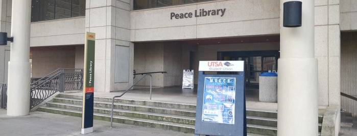 John Peace Library is one of #UTSA.