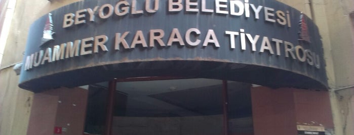 Muammer Karaca Tiyatrosu is one of Beyoğlu - Theater Stages, Performance Halls.