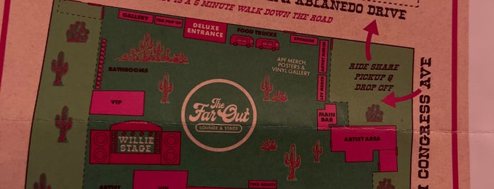 The Far Out Lounge & Stage is one of Austin Wishlist.