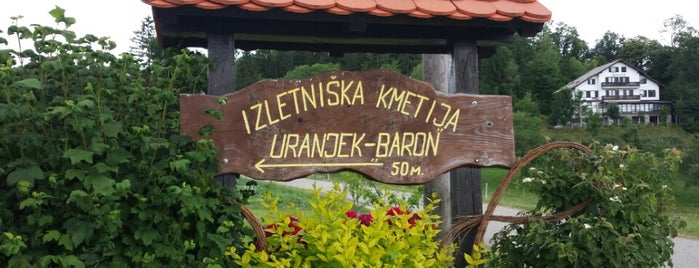 Izletniška Kmetija Uranjek "Pri Baronu" is one of Mladina Konzum 1-3.