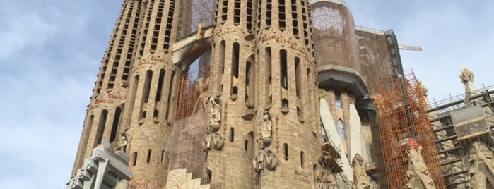 The Basilica of the Sagrada Familia is one of Marga’s Liked Places.