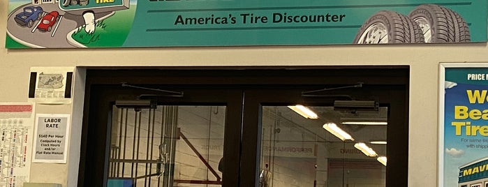 Mavis Discount Tire is one of Non restaurants.