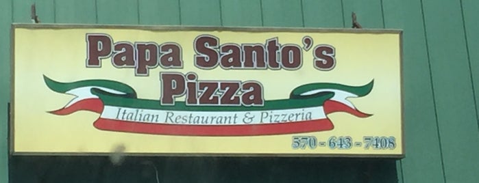 Papa Santos Pizza is one of Tempat yang Disimpan Lizzie.