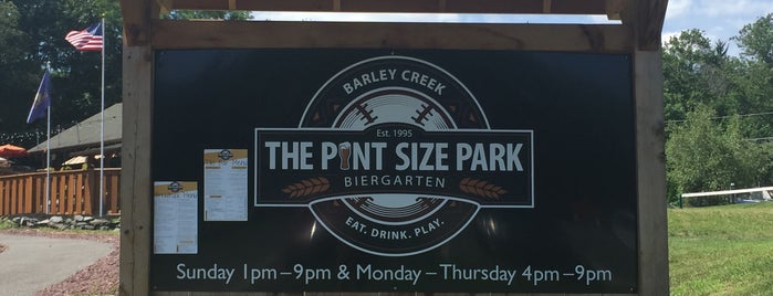 Pint Size Park And Bar is one of สถานที่ที่ G ถูกใจ.