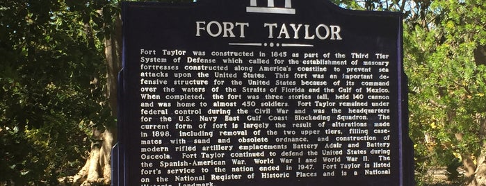Fort Zachary Taylor is one of G'ın Beğendiği Mekanlar.