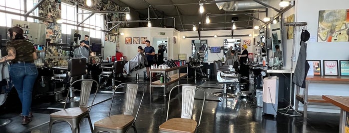 Jimmy's Barber Garage is one of Sacramento livin.