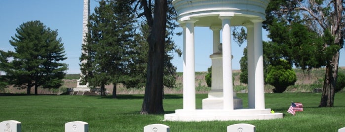 Finn's Point National Cemetery is one of United States National Cemeteries.