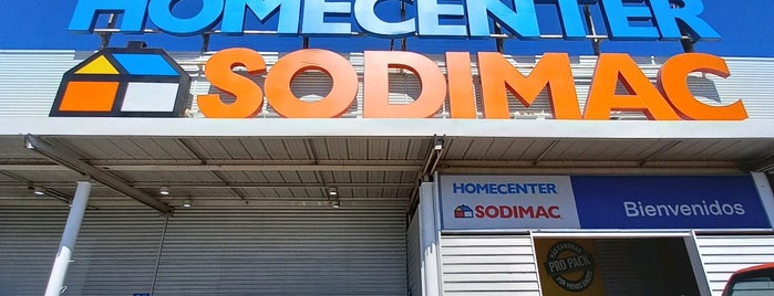 Homecenter Sodimac is one of conocidos.