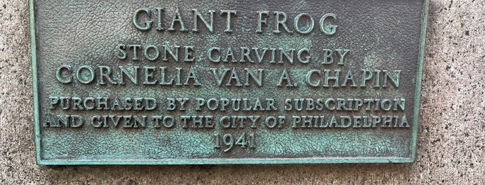 Giant Frog is one of Public Art in Philadelphia (Volume 2).