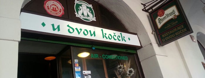 U Dvou koček is one of Prague beer safari.