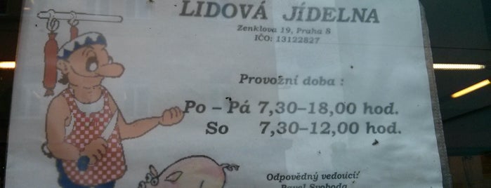 Lidová Jídelna is one of Pražské vývařovny.
